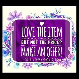 💜💜I consider all offers💜💜